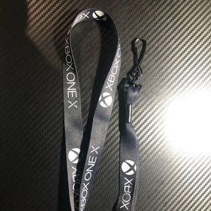 XBOX ONE BLACK AND WHITE LANYARD